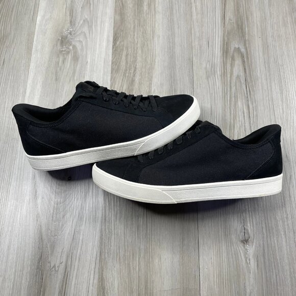 Kizik Mens Irvine Hands Free Slip On Casual Canvas Shoes Black Color Size 8 - Picture 1 of 13